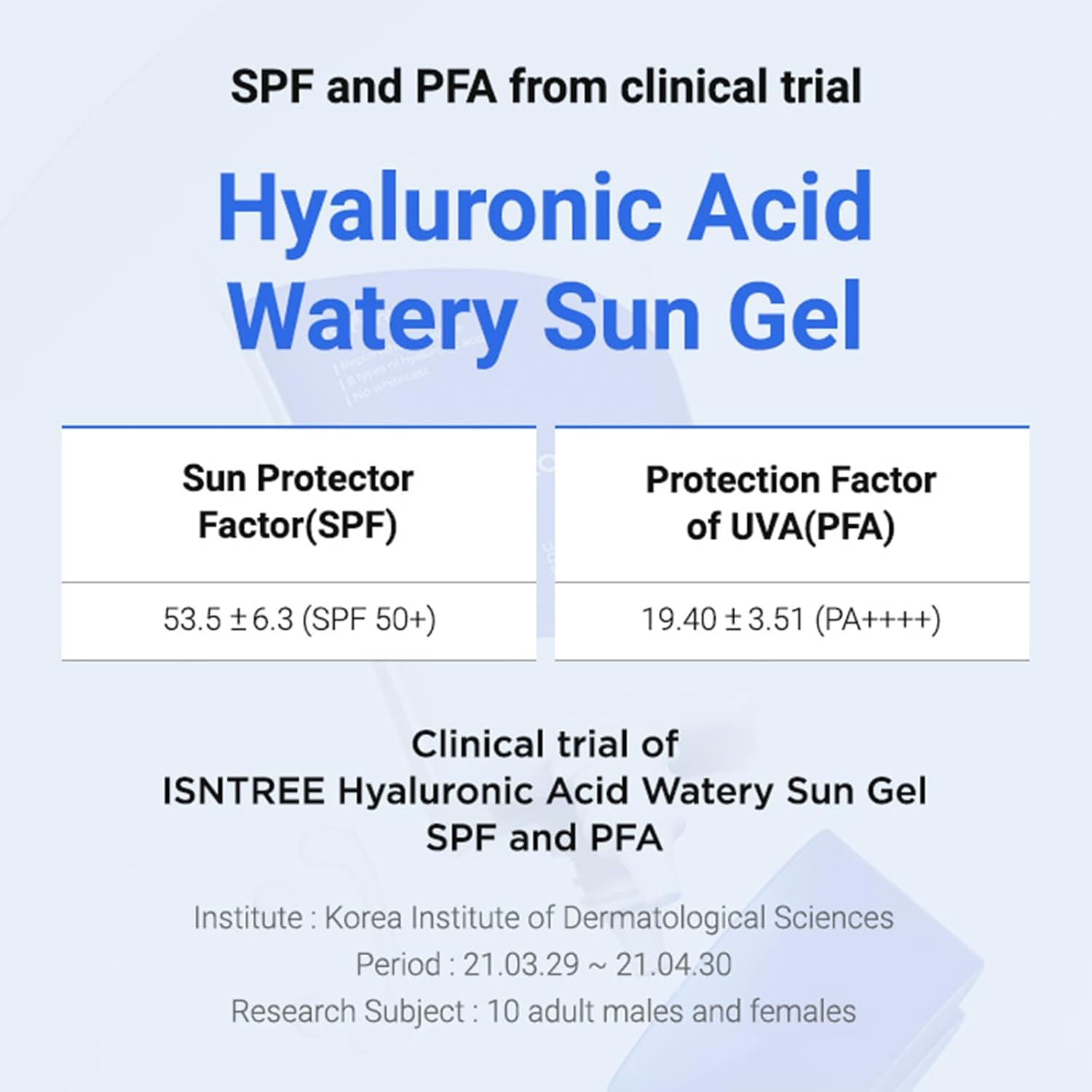 Isntree - Hyaluronic Acid Watery Sun Gel