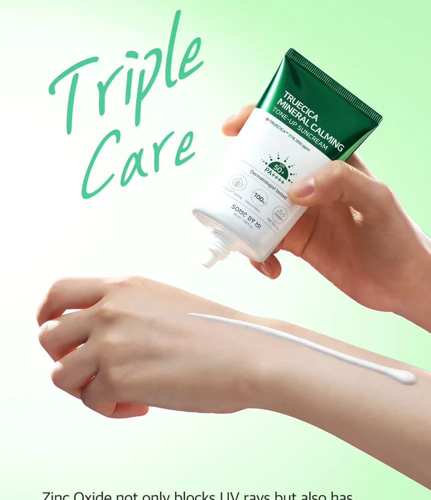 SOME BY MI - Truecica Mineral Calming Tone-Up Suncream 50ml