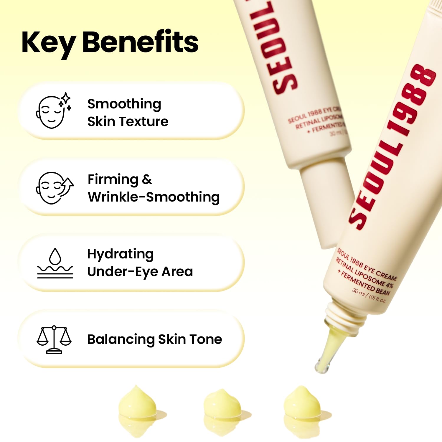 KSECRET - SEOUL 1988 Eye Cream : Retinal Liposome 4% + Fermented Bean 30ml