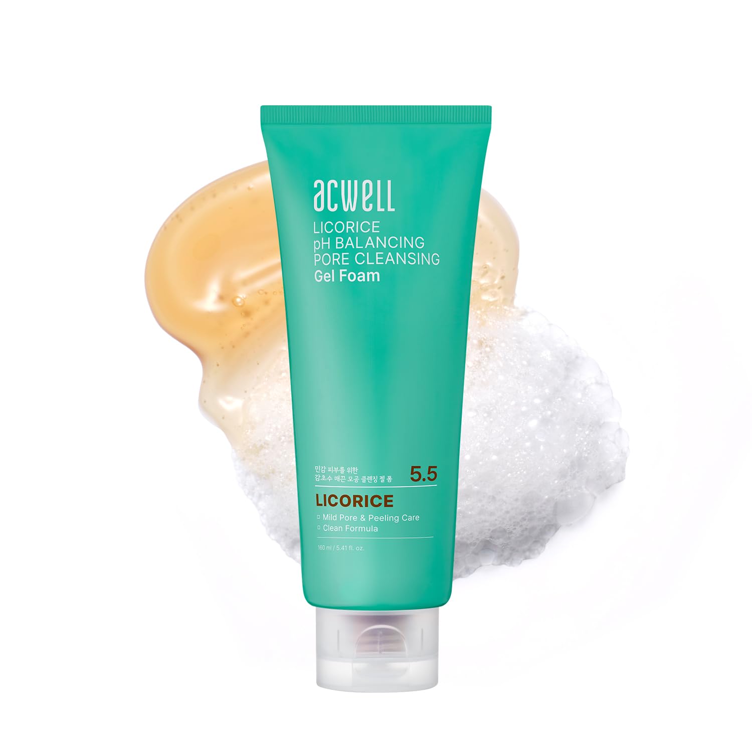 acwell - Licorice pH Balancing Pore Cleansing Gel Foam
