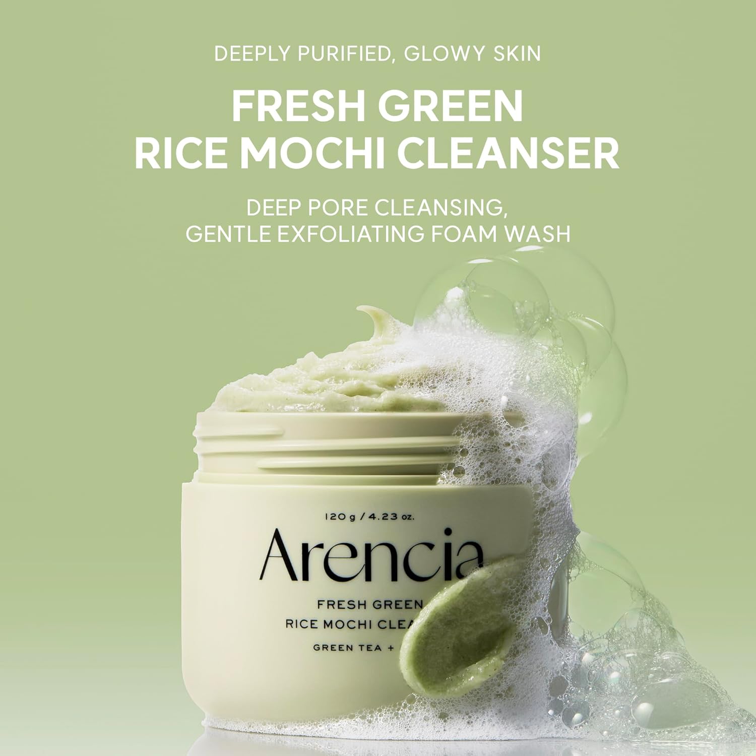 Arencia - Fresh Green Rice Mochi Cleanser 120g