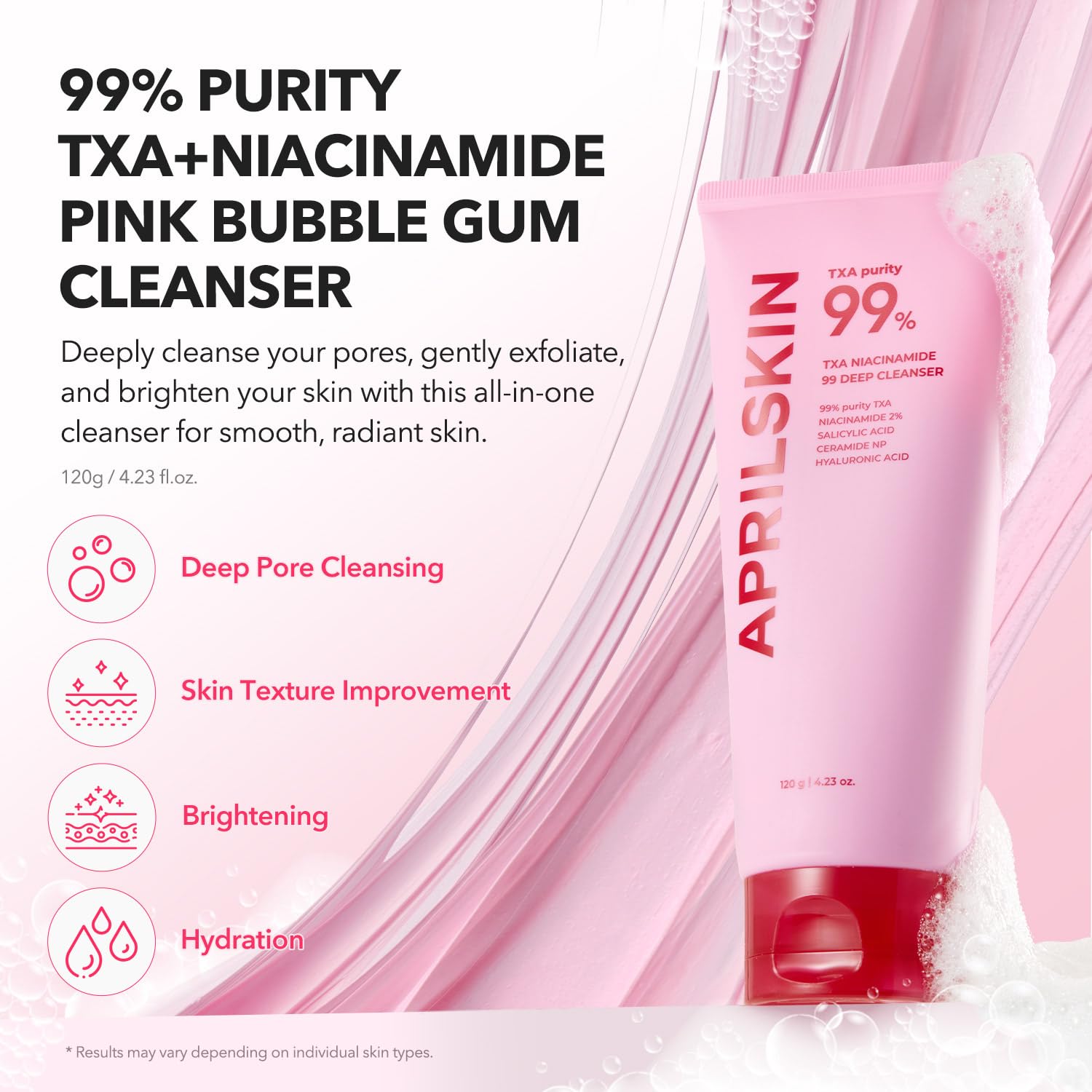 APRILSKIN - TXA Niacinamide 99 Deep Cleanser 120g