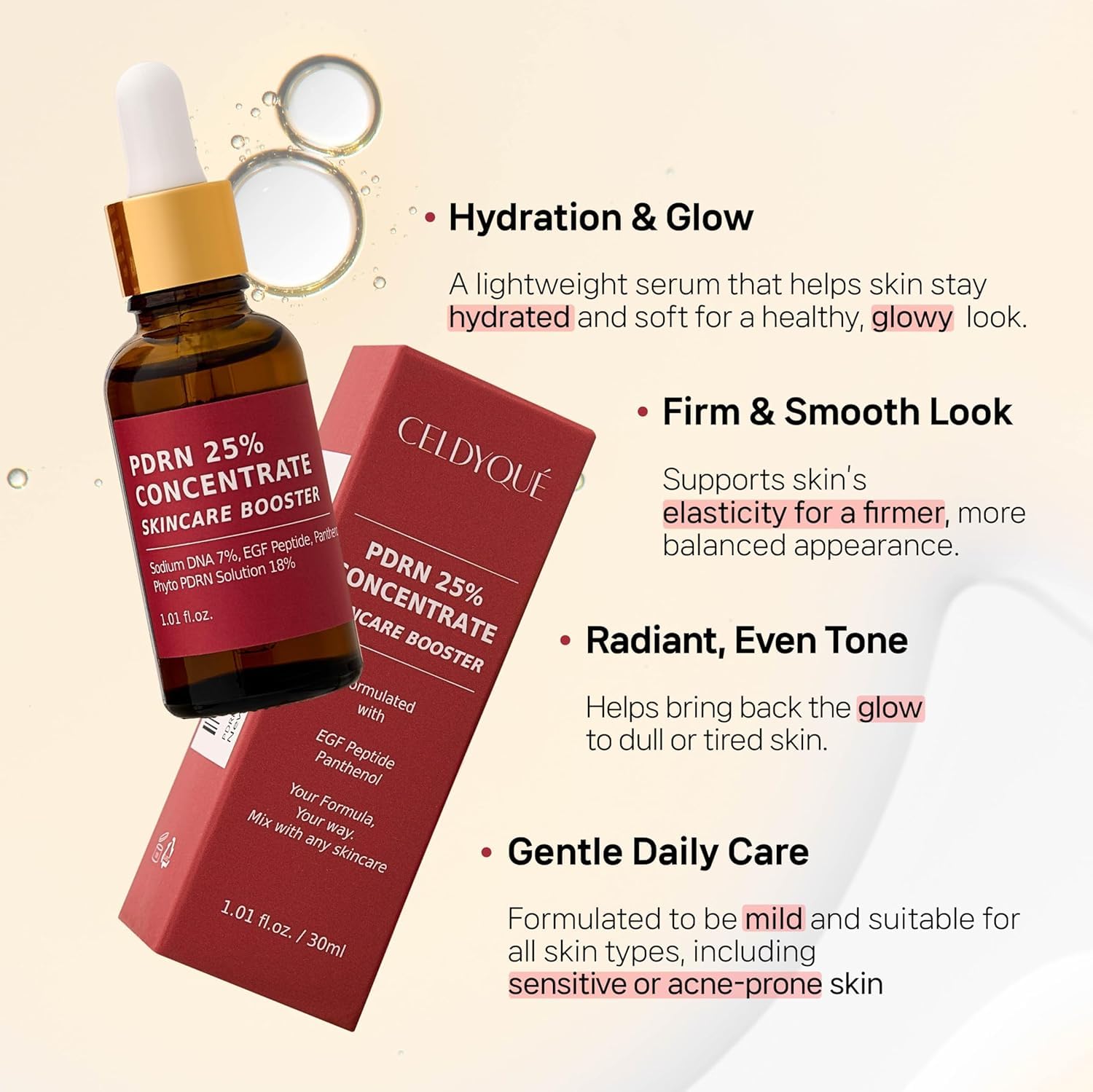 CELDYQUE - PDRN 25% Concentrate Skincare Booster 30ml
