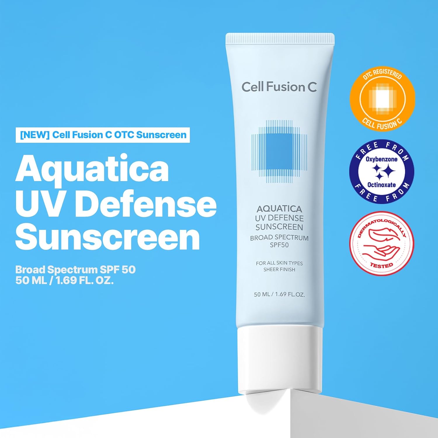 Cell Fusion C - Aquatica Cooling Sunscreen 50ml