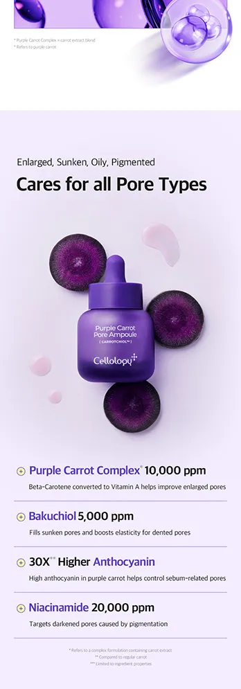 Cellology - Purple Carrot Pore Ampoule 30ml