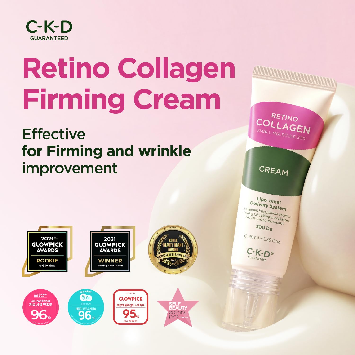 CKD Guaranteed - Retino Collagen Small Molecule 300 Cream 40ml