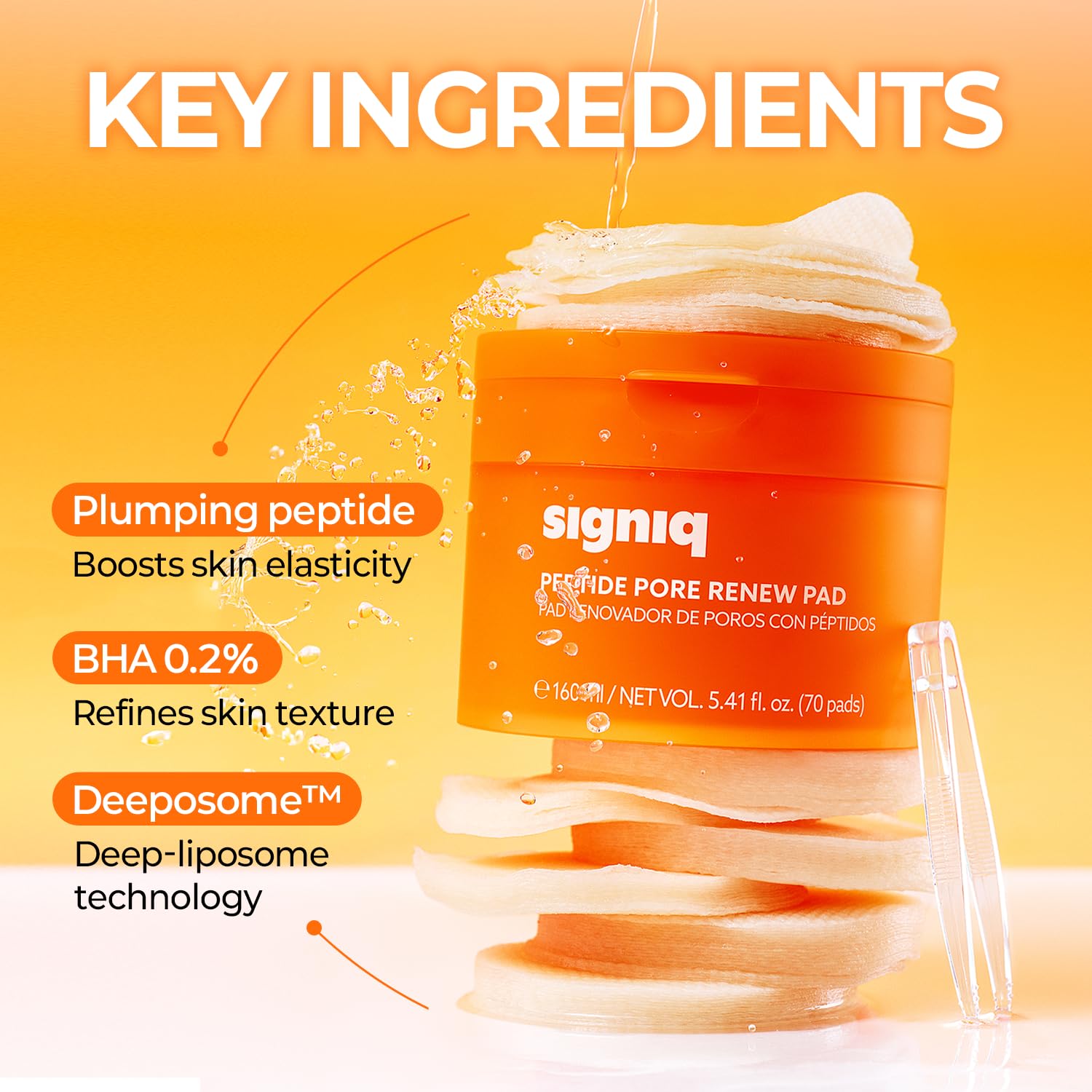 dot solution - signiq Peptide Pore Renew Pad