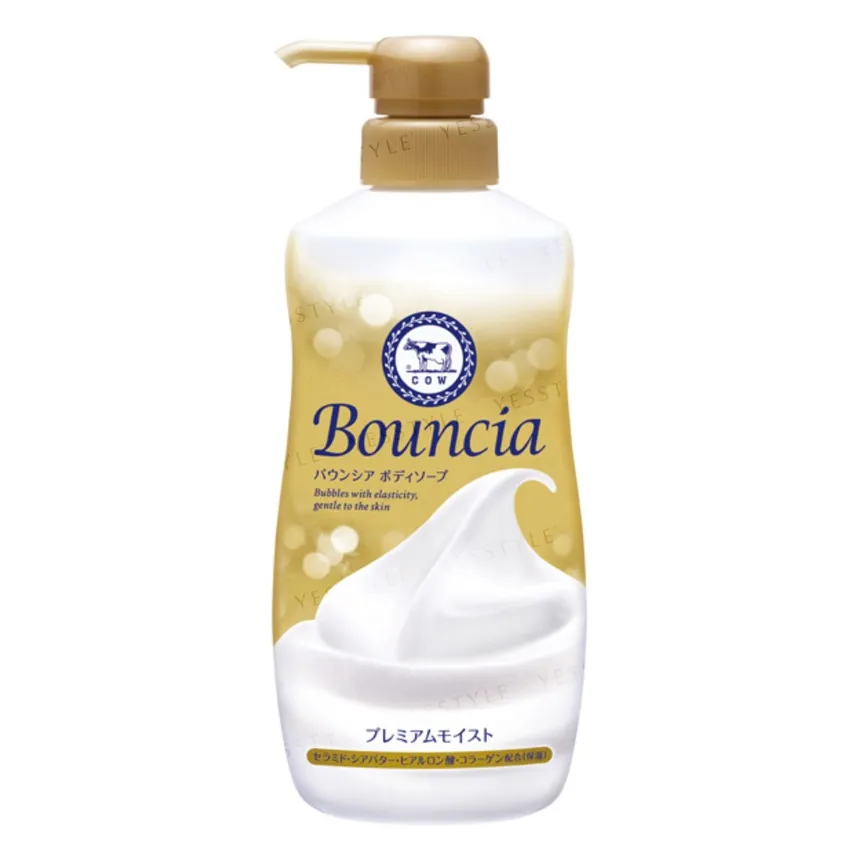Cow Brand Soap - Bouncia Body Soap Premium Moist 460ml