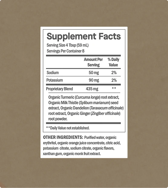 Dose for Your Liver, Cleanse Detox & Repair, Daily Dose 16 oz