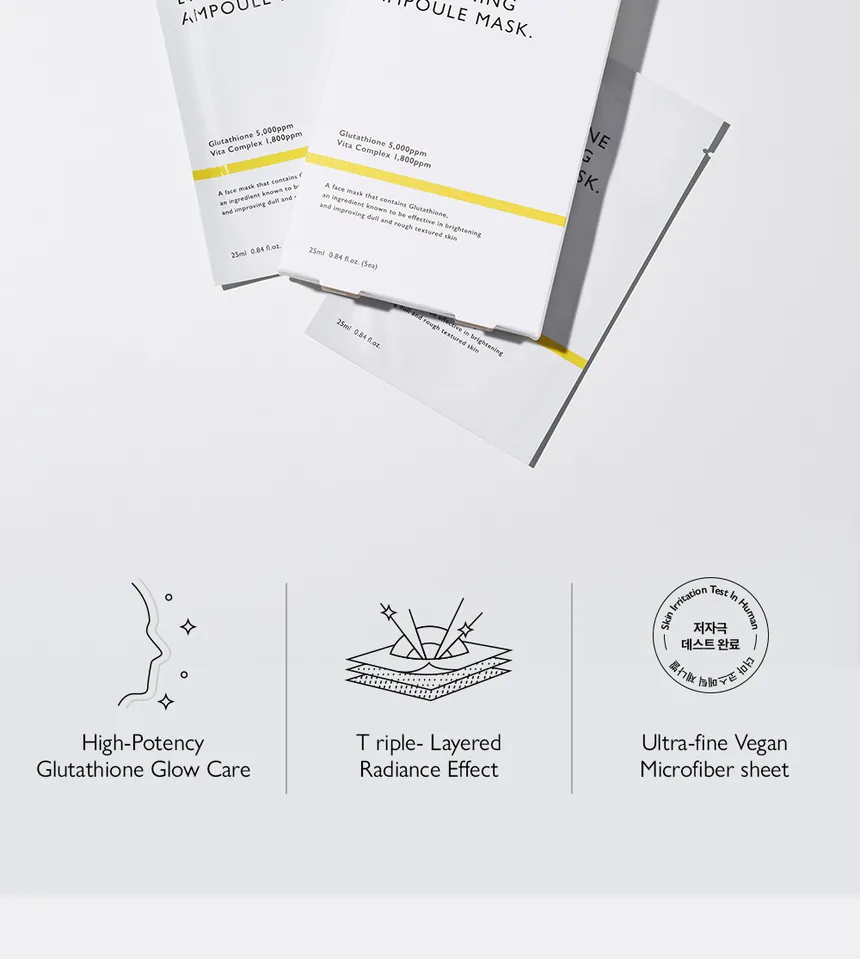 Genabelle - Glutathione Brightening Ampoule Mask Set