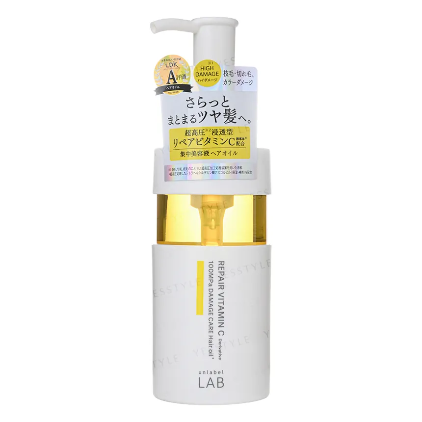 JPS LABO - Unlabel Lab Repair Vitamin C 100MPa Damage Care Hair Oil 100ml
