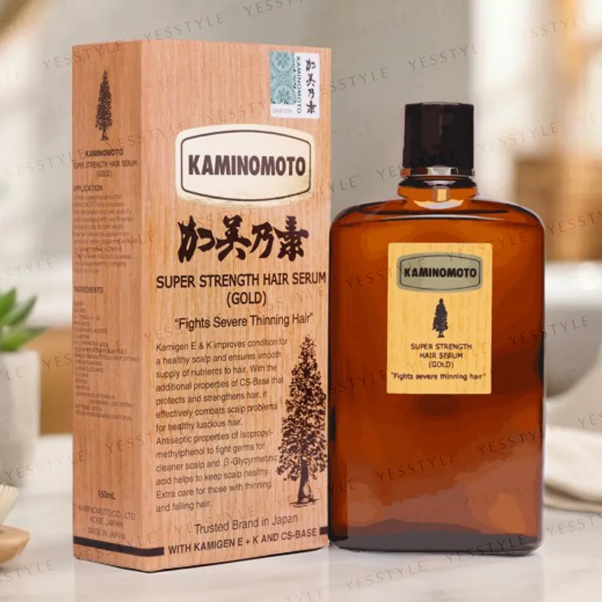KAMINOMOTO - Super Strength Hair Serum Gold 150ml