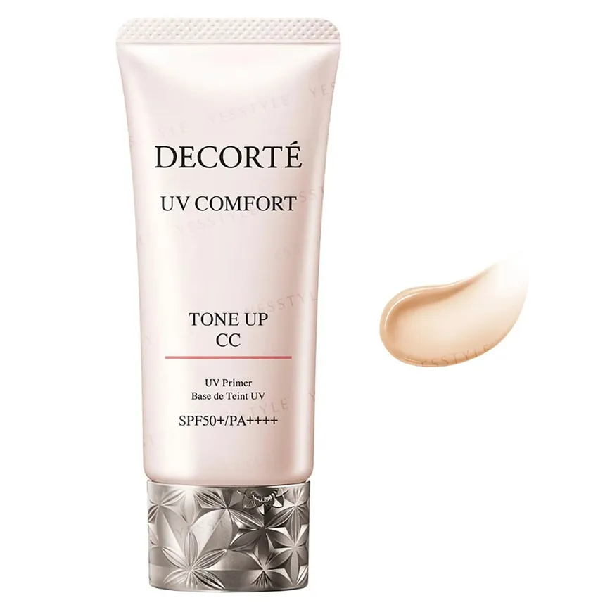 Kose - Decorte UV Comfort Tone Up CC UV Primer 02 Beige SPF 50+ PA++++ 30ml