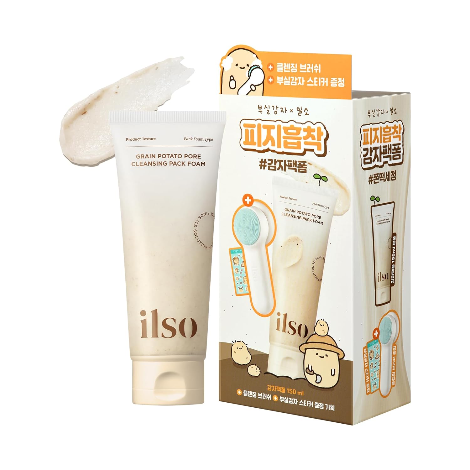 ilso - Grain Potato Pore Cleansing Pack Foam 150 ml