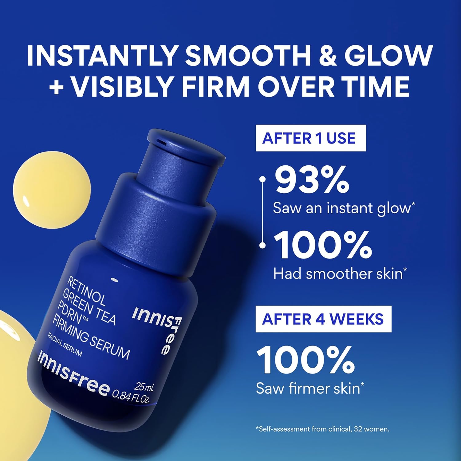 innisfree - Retinol Green Tea PDRN Skin Booster Ampoule 25 ml