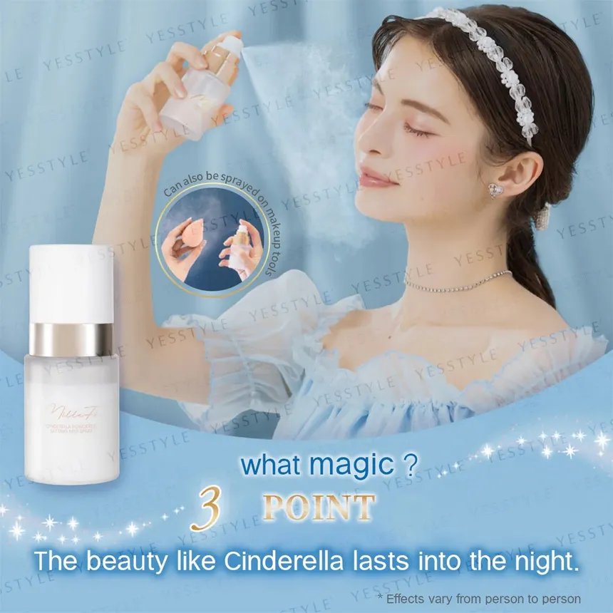 MilleFee - Cinderella Powdered Setting Mist Spray 40ml