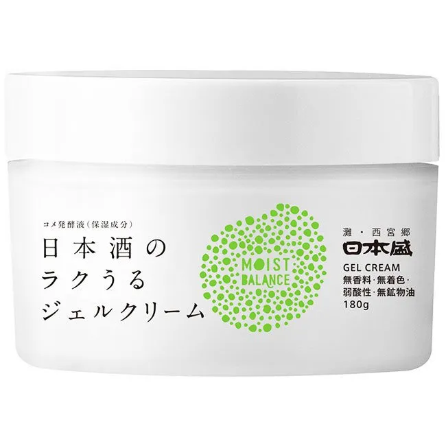 NIHONSAKARI - Nihonshu Raku Uru Moist Balance Gel Cream 180g