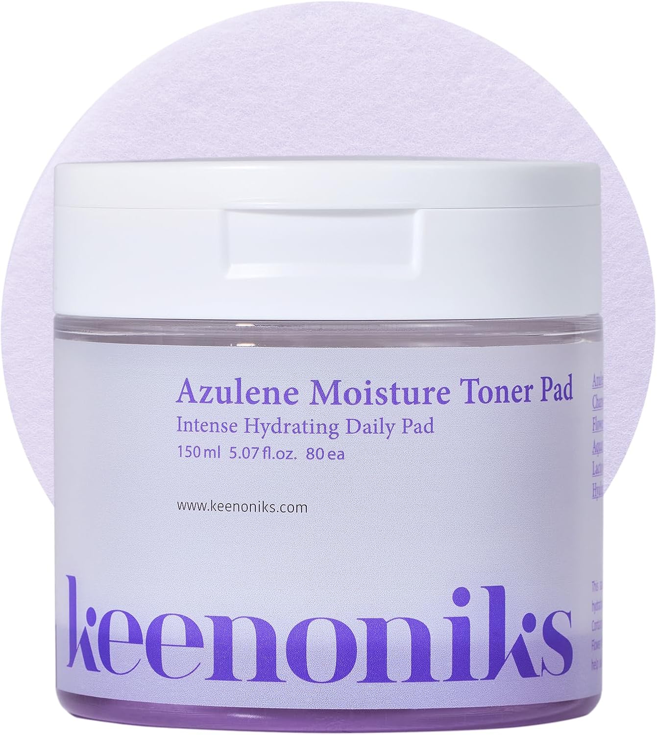 keenoniks - Azulene Moisture Toner Pad Pouch