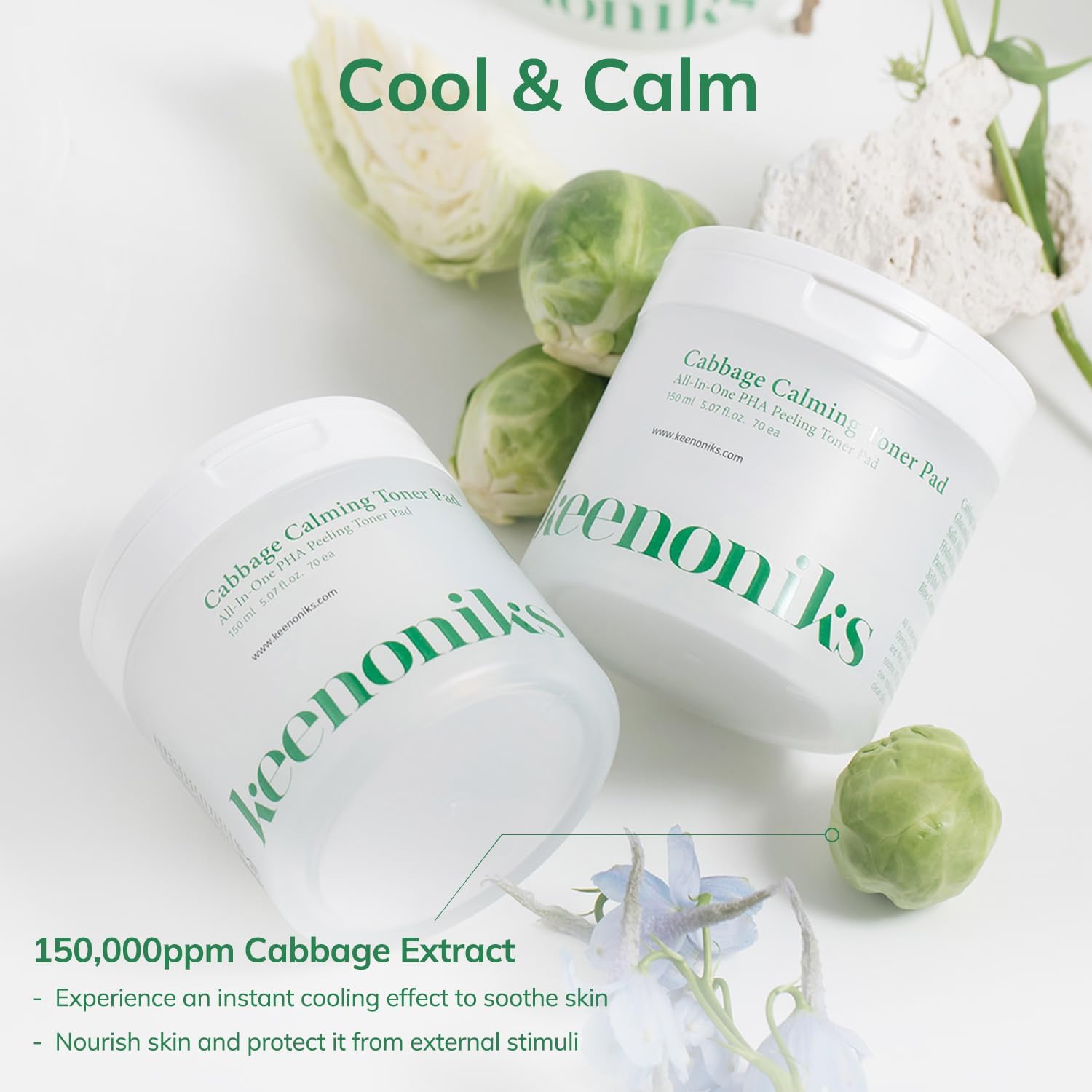keenoniks - Cabbage Calming Toner Pad