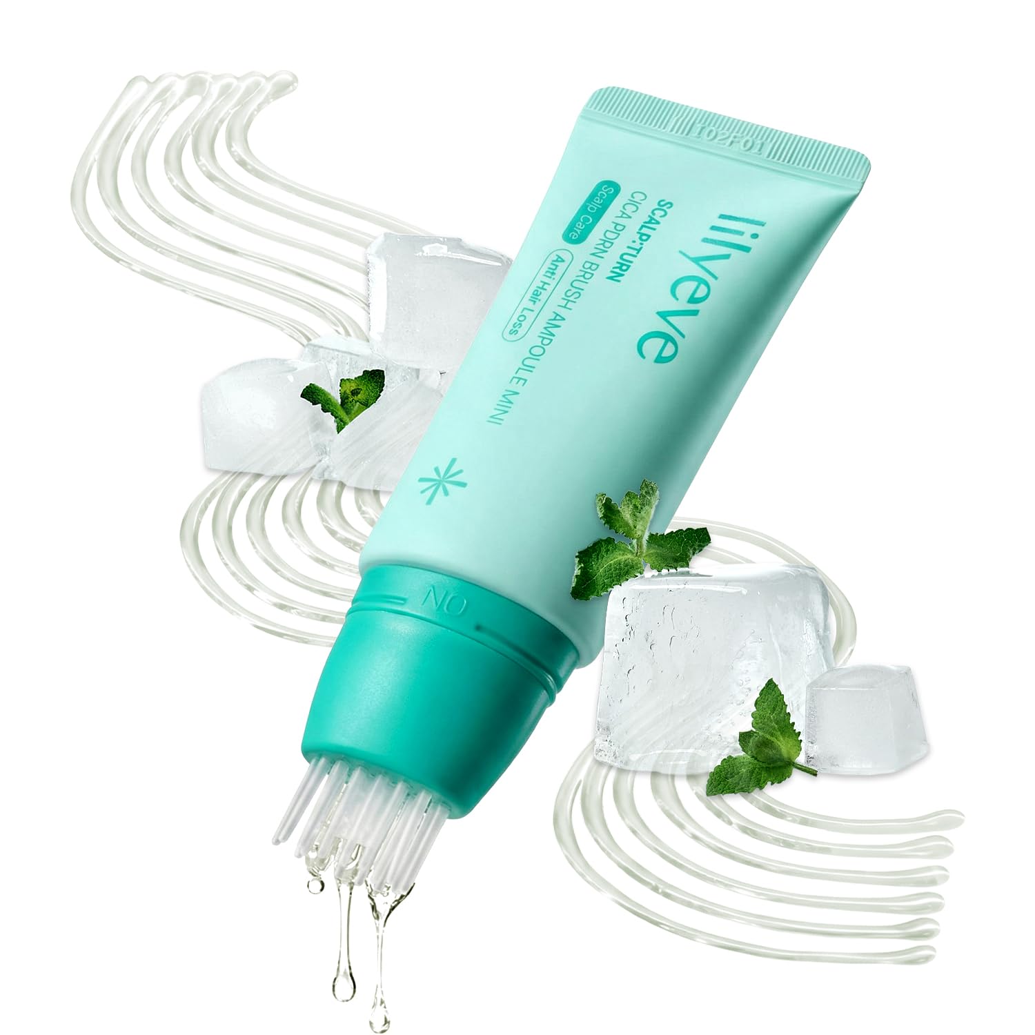 lilyeve - Scalp Turn Cica PDRN Brush Ampoule Mini 50 ml