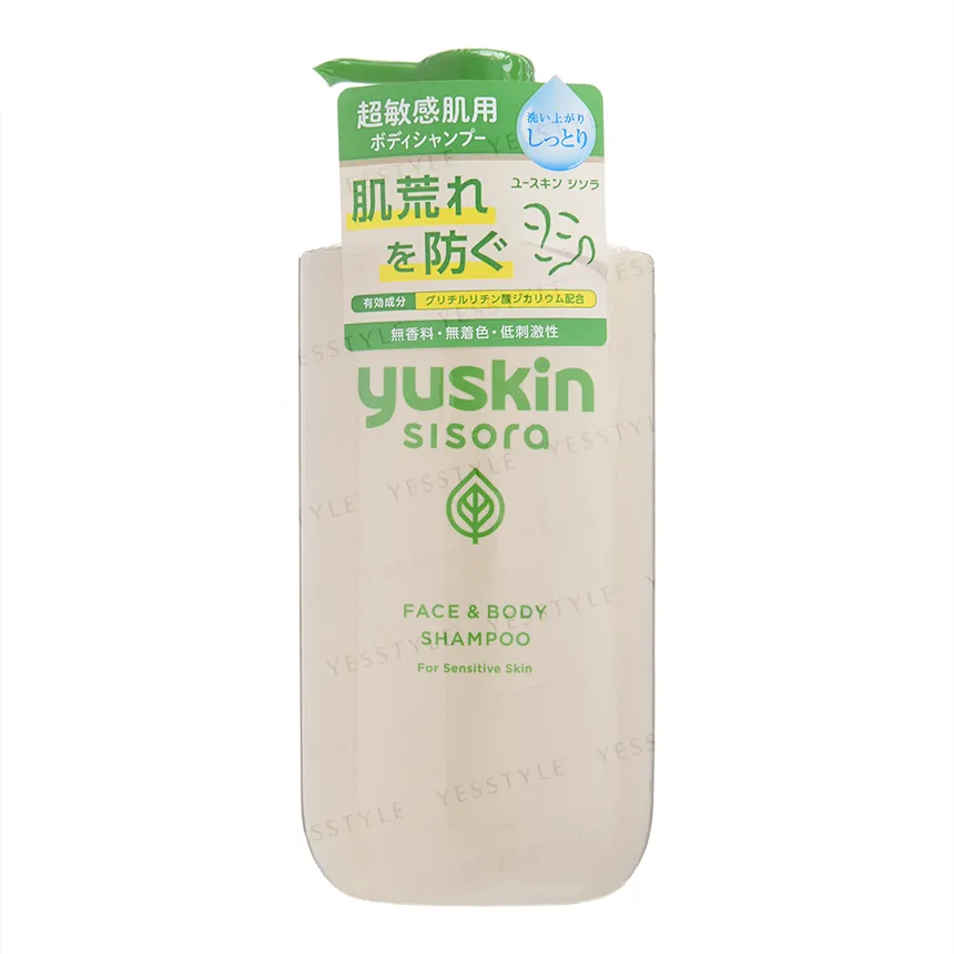 Yuskin - Sisora Face & Body Shampoo For Sensitive Skin 500ml