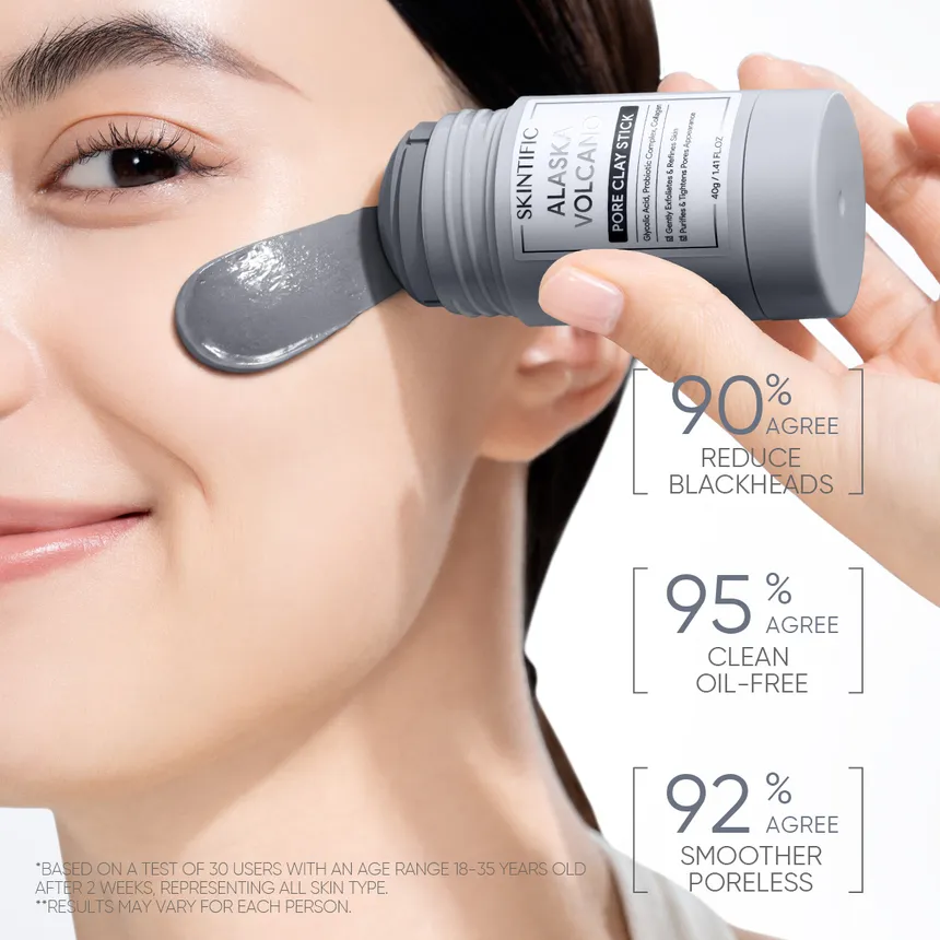 SKINTIFIC - Alaska Volcano Pore Clay Stick 40g