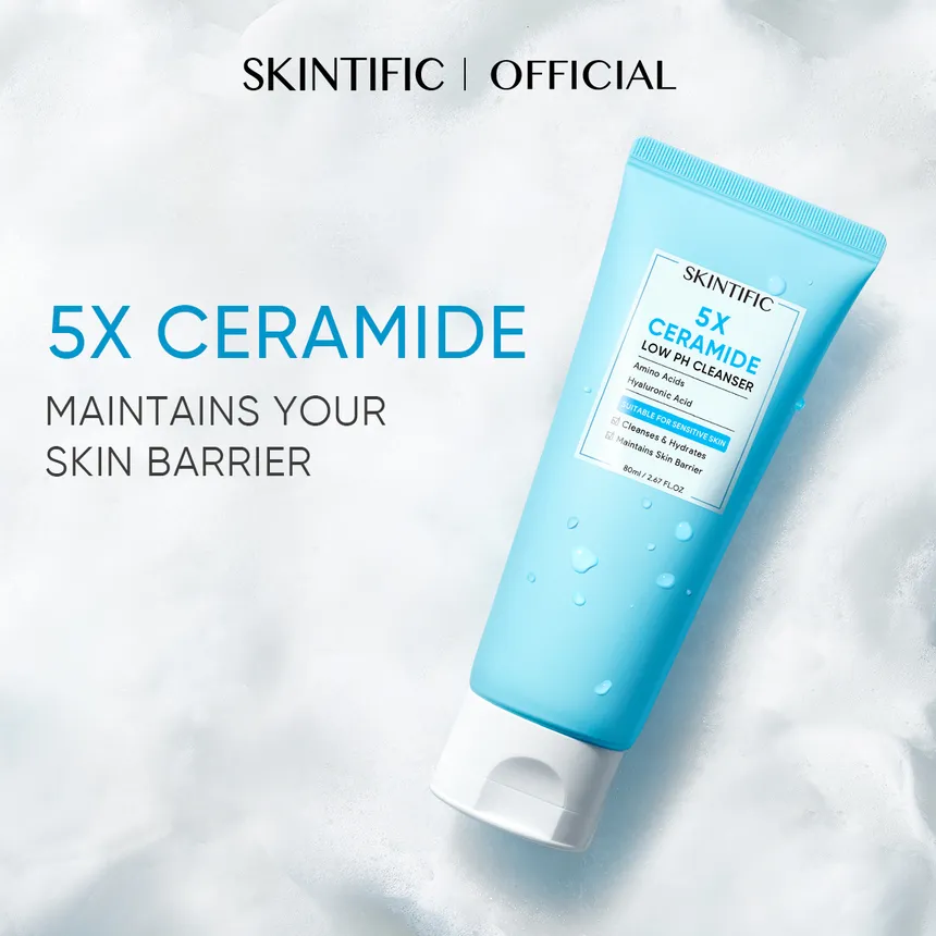 SKINTIFIC - 5X Ceramide Low pH Cleanser 120ml