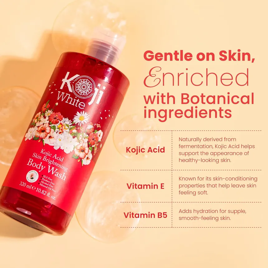 Koji White - Kojic Acid Skin Brightening Body Wash 320ml