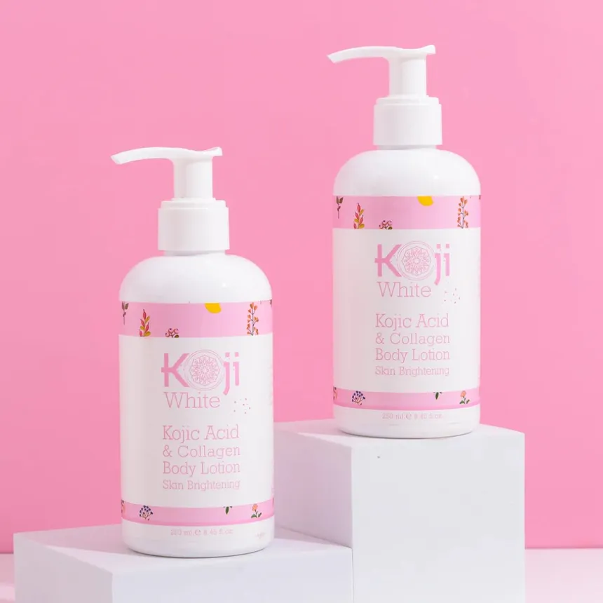Koji White - Kojic Acid Glowing + Collagen Booster Skin Brightening Body Lotion 250ml