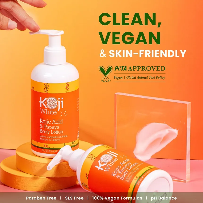 Koji White - Kojic Acid & Papaya Skin Brightening Body Lotion 250ml