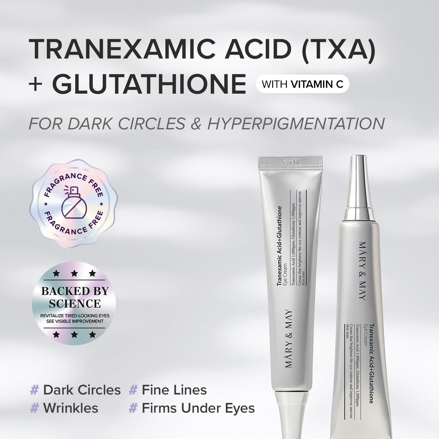Mary&May - Tranexamic Acid + Glutathione Eye Cream Mini 12 g