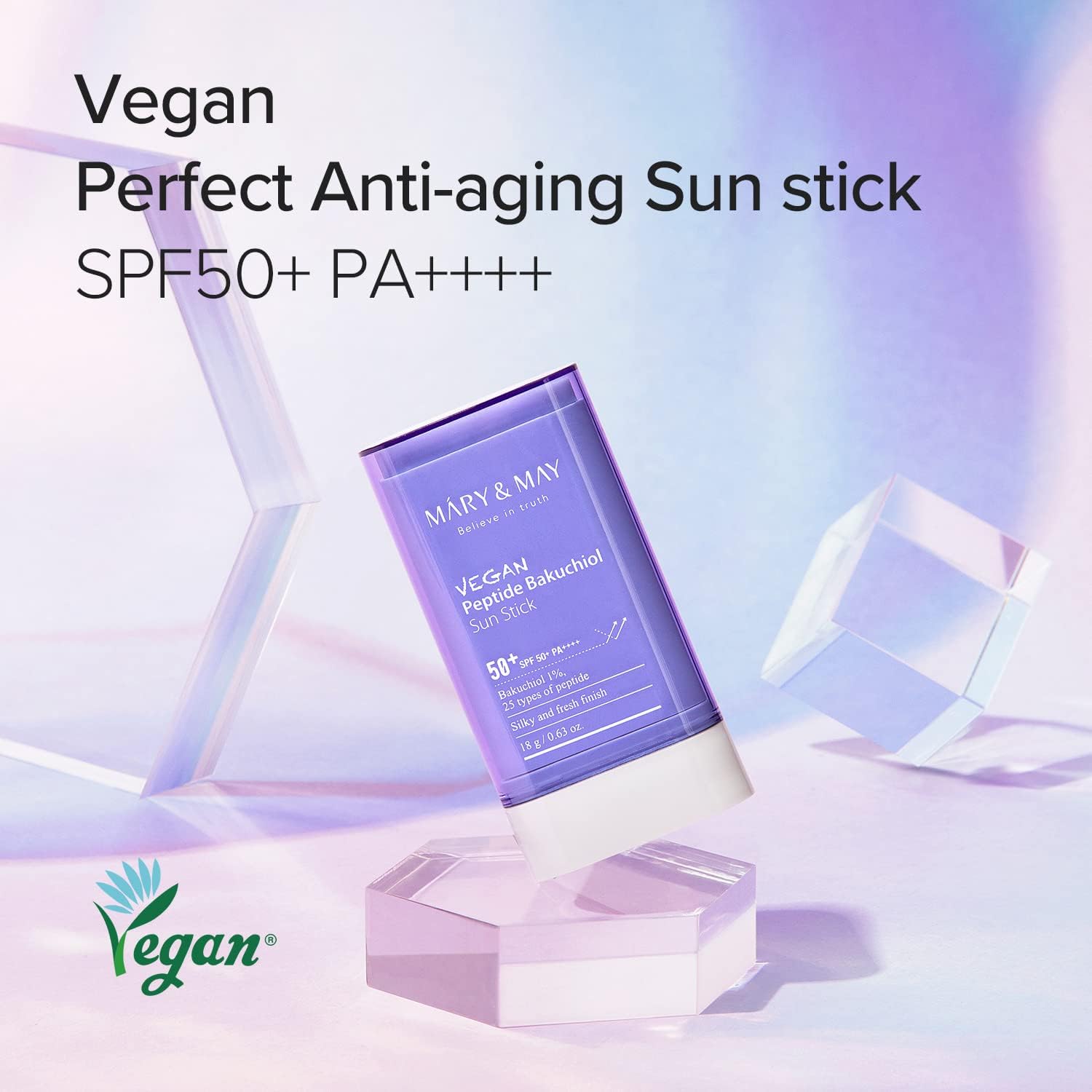 Mary&May - Vegan Peptide Bakuchiol Sun Stick 18 g