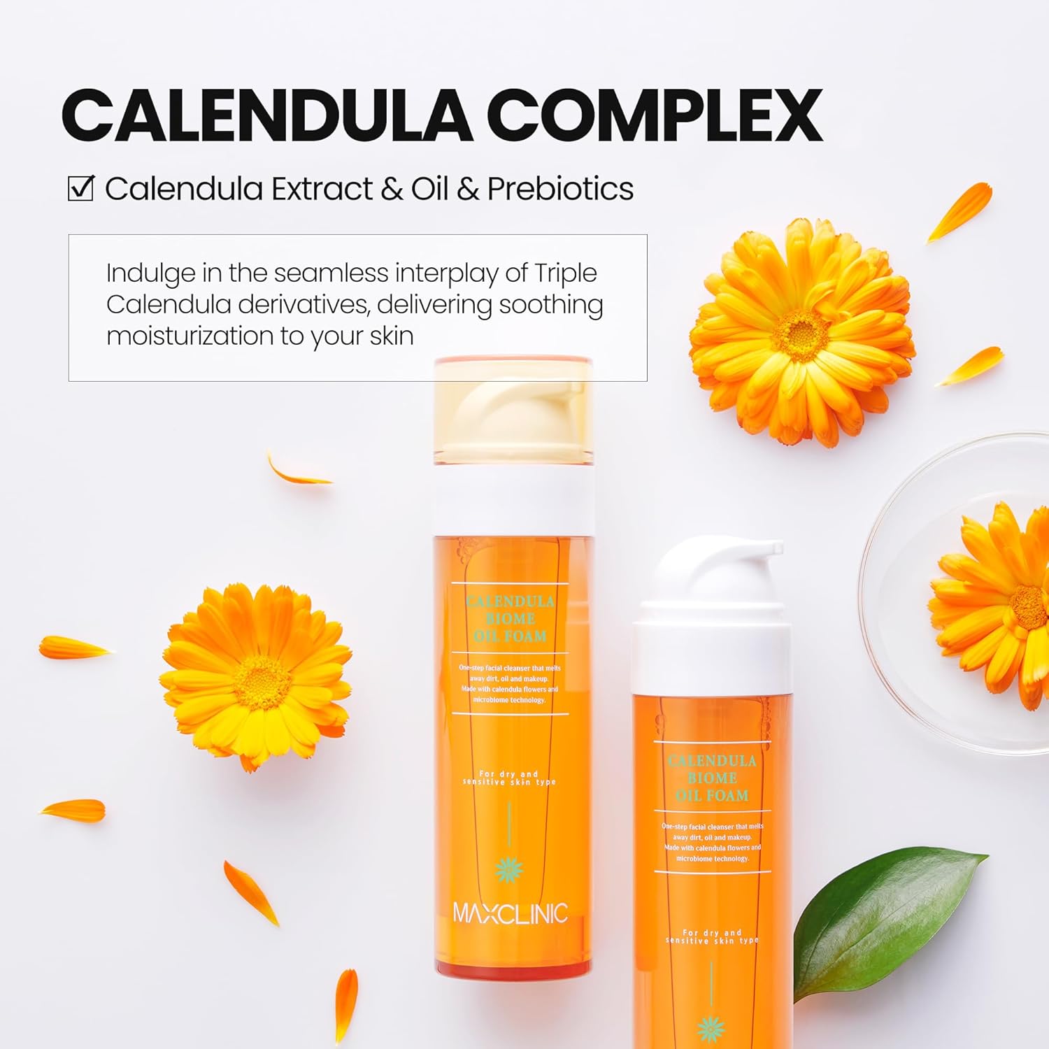 MAXCLINIC - Calendula Biome Oil Foam 110 ml