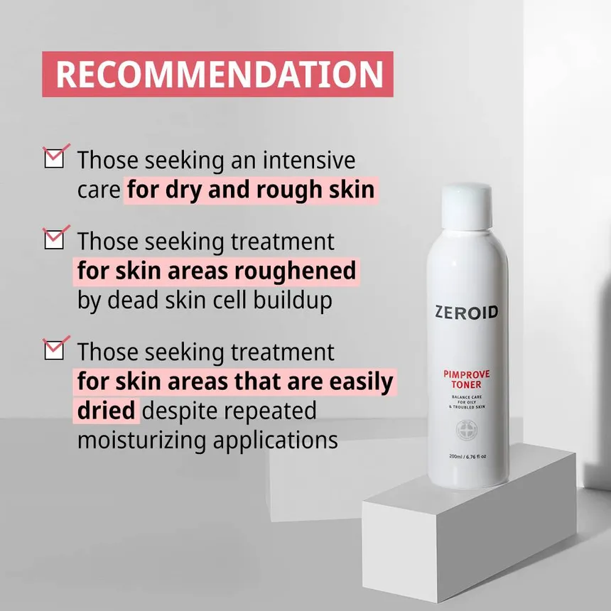 ZEROID - Pimprove Toner 200ml