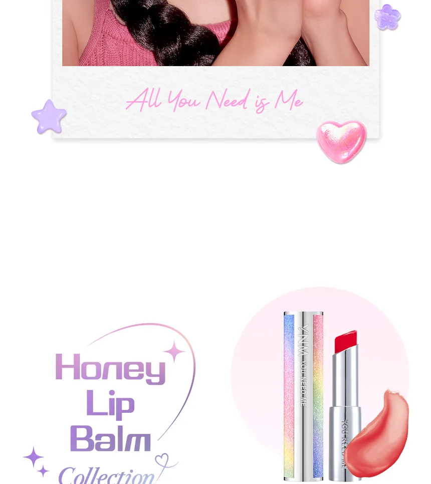 YNM - Rainbow Honey Lip Balm 3g