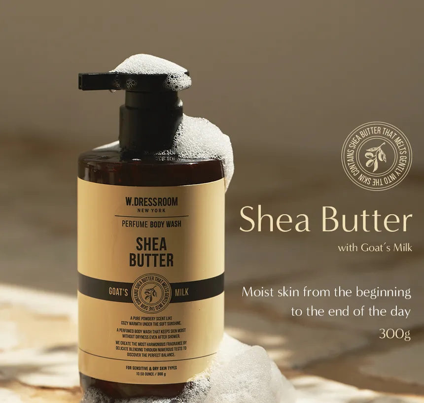 W.DRESSROOM - Perfume Body Wash Shea Butter 300g