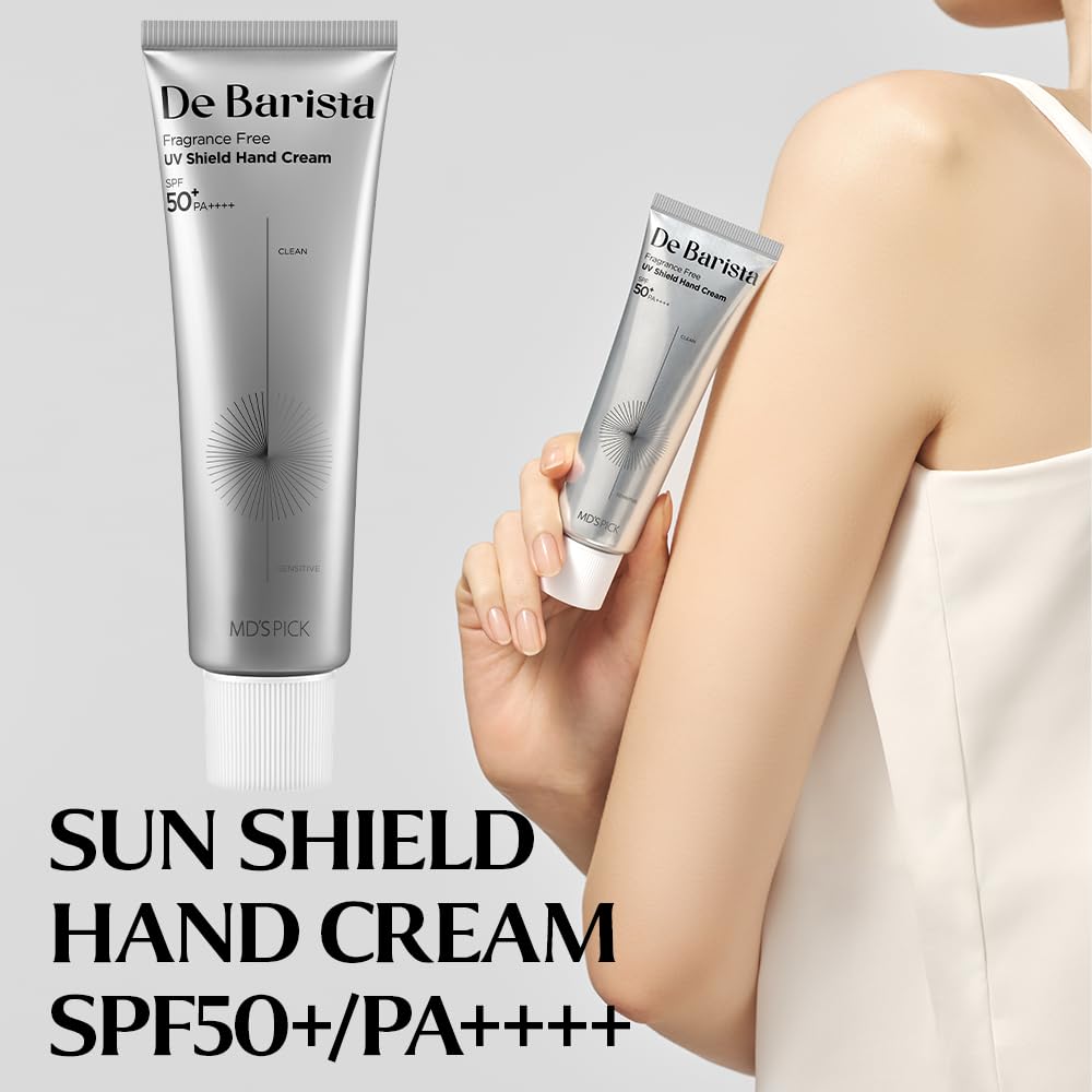 MD'S PICK - De Barista Fragrance Free UV Shield Hand Cream 50 g