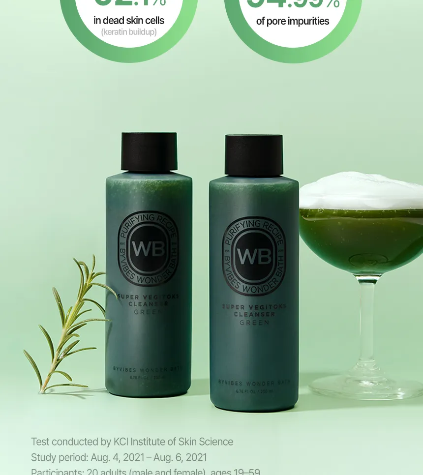 WONDER BATH - Super Vegitoks Cleanser Green 200ml