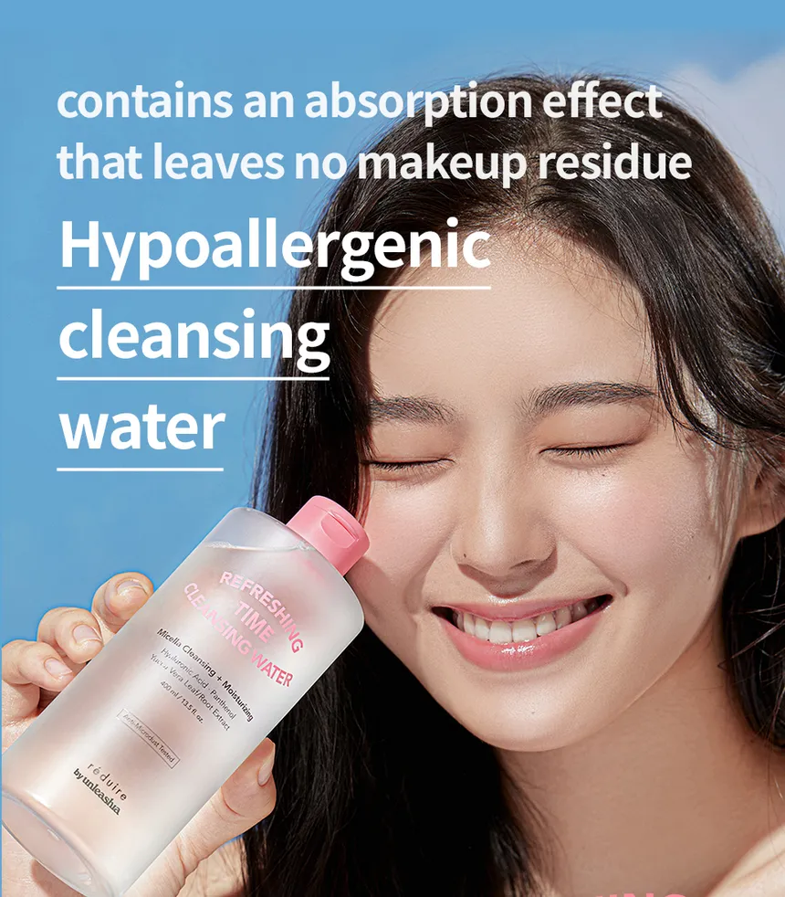 UNLEASHIA - reduire Refreshing Time Cleansing Water 400ml