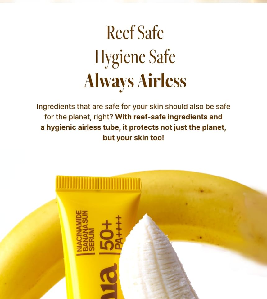 UNLEASHIA - Niacinamide Banana Sun Serum 40ml
