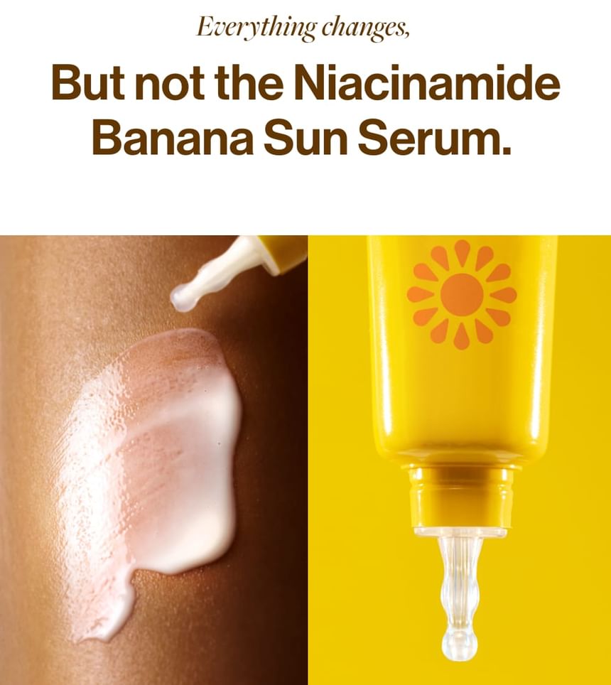 UNLEASHIA - Niacinamide Banana Sun Serum 40ml