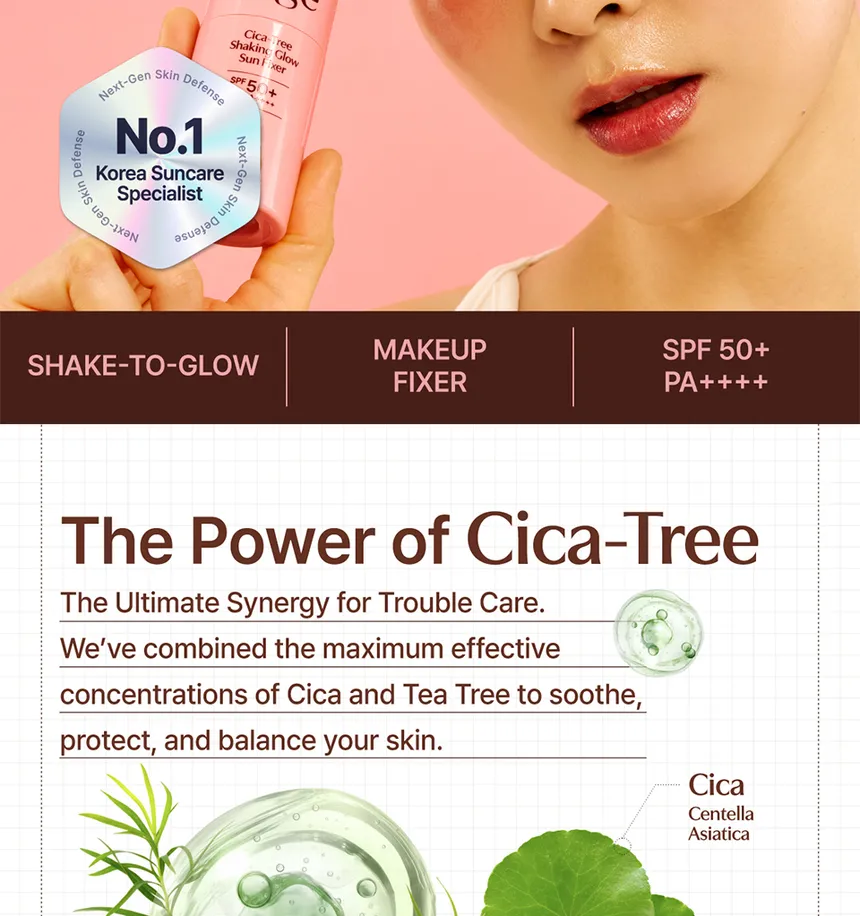 Tage - Cica-Tree Shaking Glow Sun Fixer 50ml
