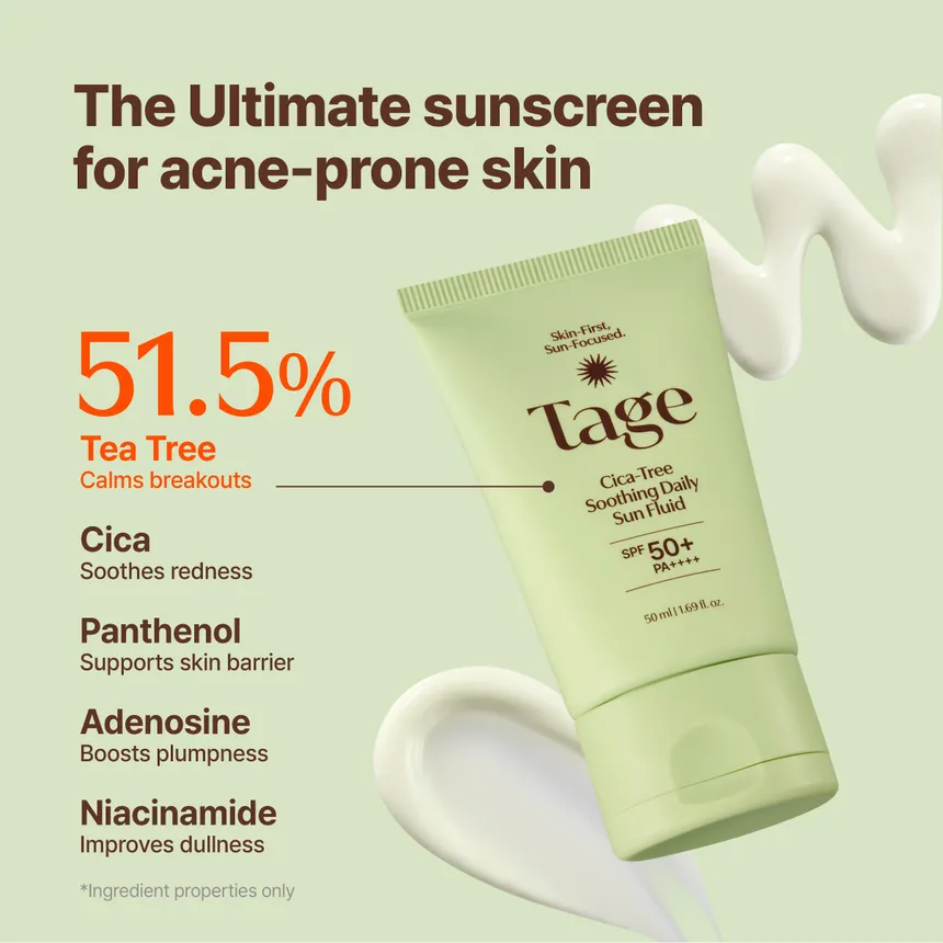 Tage - Cica-Tree Soothing Daily Sun Fluid 50ml
