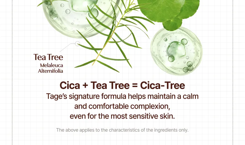 Tage - Cica-Tree Soothing Daily Sun Fluid 50ml