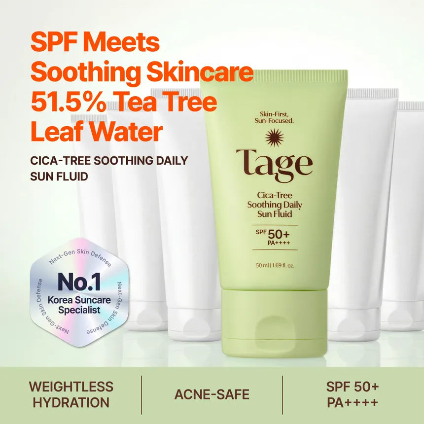 Tage - Cica-Tree Soothing Daily Sun Fluid 50ml