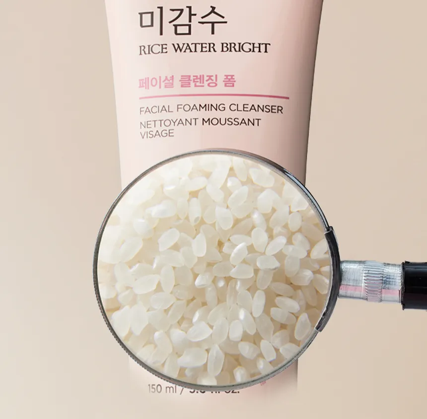 THE FACE SHOP - Rice Water Bright Foaming Cleanser Mini 100ml