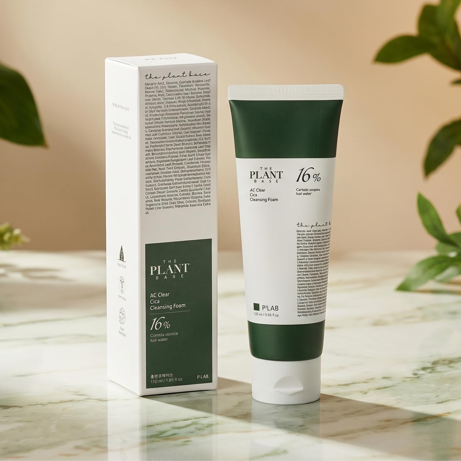 THE PLANT BASE - AC Clear Cica Cleansing Foam 120ml