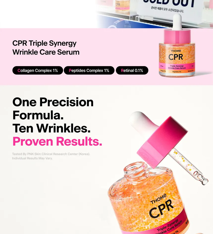 THOME - CPR Triple-Synergy Wrinkle Care Serum 30ml