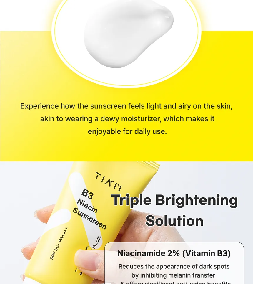 TIA'M - B3 Niacin Sunscreen 50ml