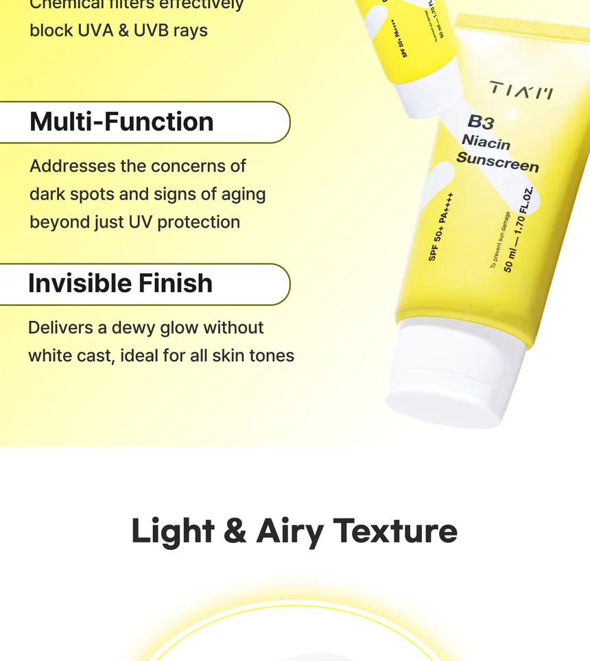 TIA'M - B3 Niacin Sunscreen 50ml